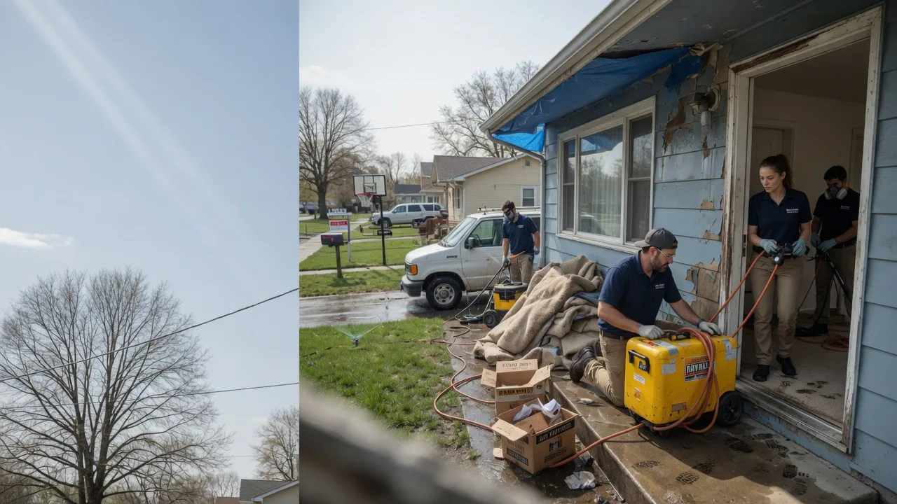 Basement Flood Cleanup in Taylor Ridge, IL near me